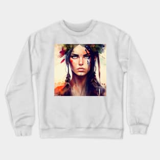 Watercolor Druid #3 Crewneck Sweatshirt